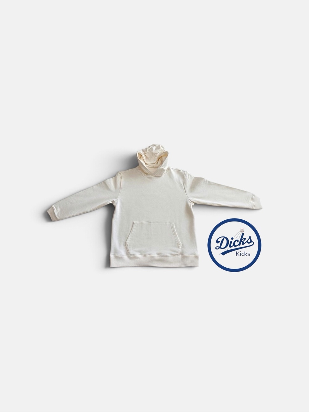 Cream Pullover Hoodie for Men